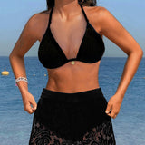 Sofía™ | Elegante bikini de encaje liso