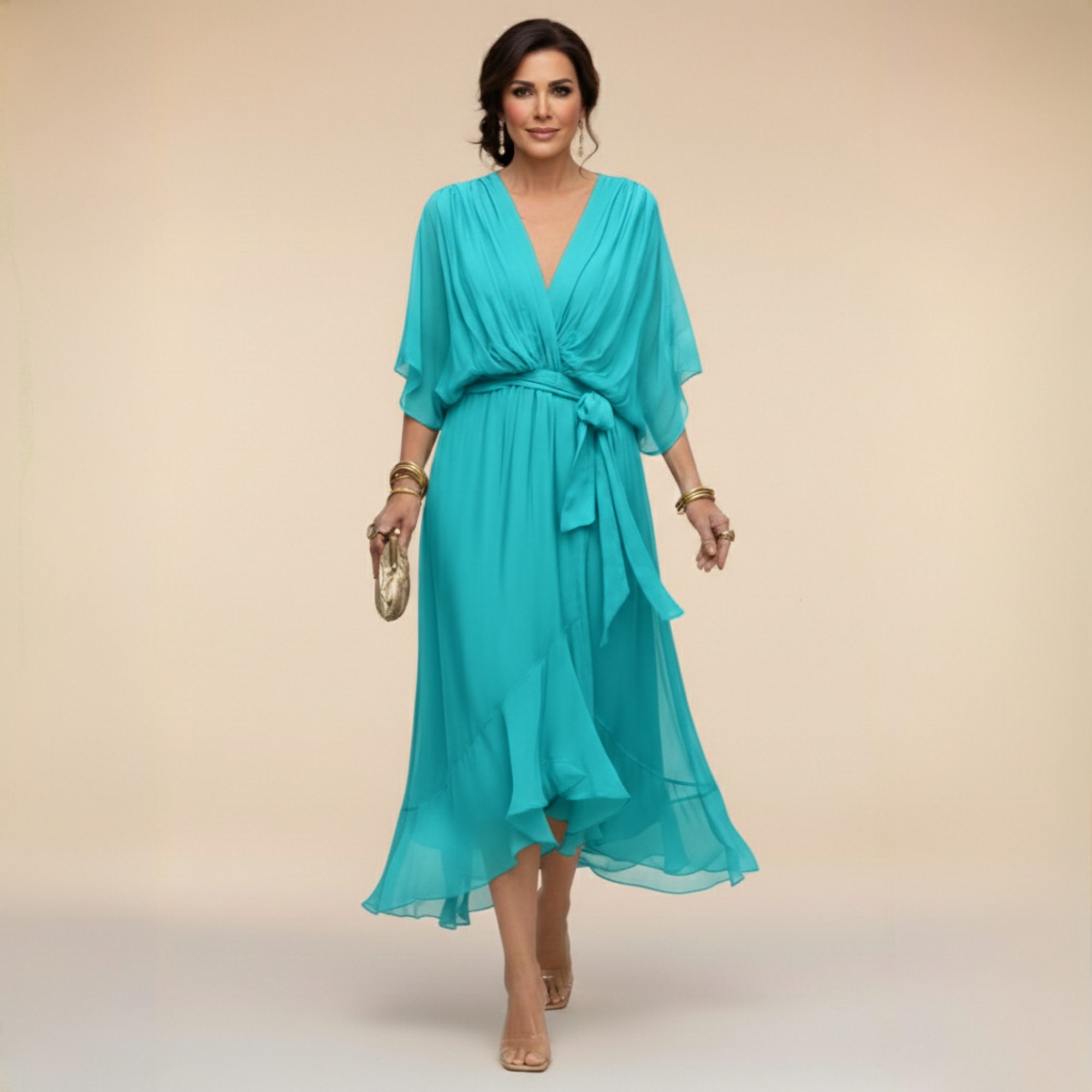 Monica™ | Vestido con escote en V