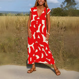 Tatiana™ | Vestido maxi con detalle calado