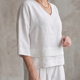 River™ | Conjunto de Top en Capas y Pantalón de Pierna Ancha
