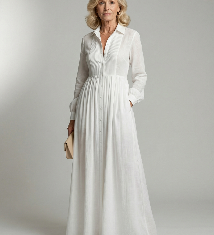 Lioren™ | Vestido Maxi de Caída Suave