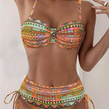 Jada™ | Conjunto de bikini con estampado étnico sexy