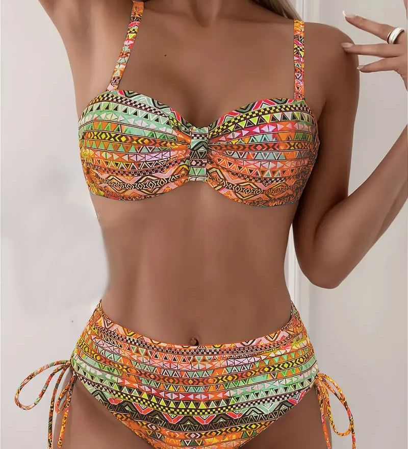 Jada™ | Conjunto de bikini con estampado étnico sexy
