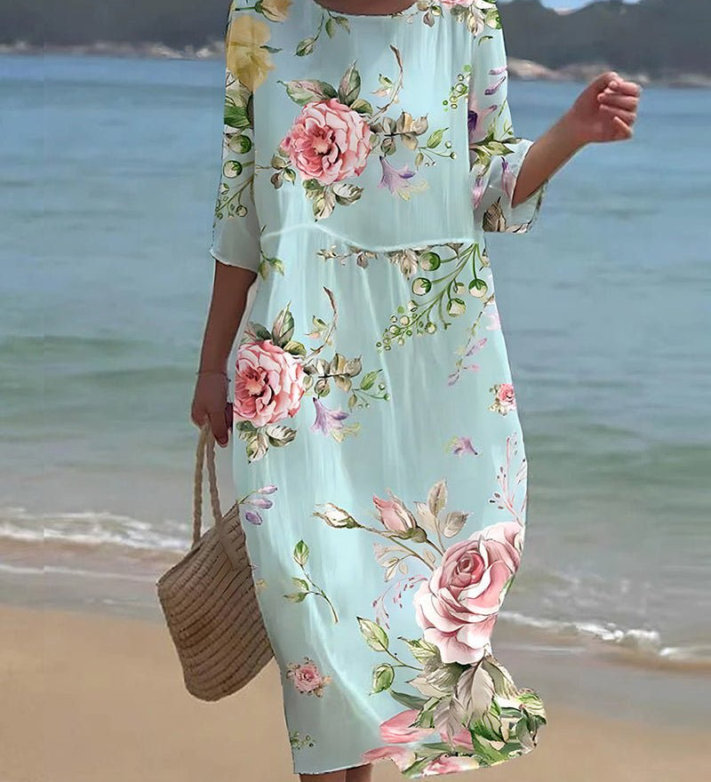 Verity™ | Vestido Maxi Sunset Bloom-