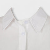 Indie - Vestidos plisados blancos con mangas largas