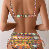 Jada™ | Conjunto de bikini con estampado étnico sexy