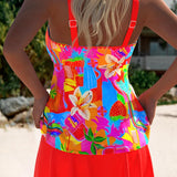 Eleanor™ | Vestido de baño tankini floral elegante