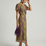 Virel™ | Vestido midi floral relajado