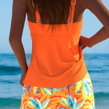 Abigail™ | Tankini elegante con falda tropical