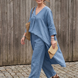 Onyx™ | Conjunto de túnica holgada y pantalones de pierna ancha