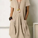 Daniela™ | Vestido maxi fluido casual