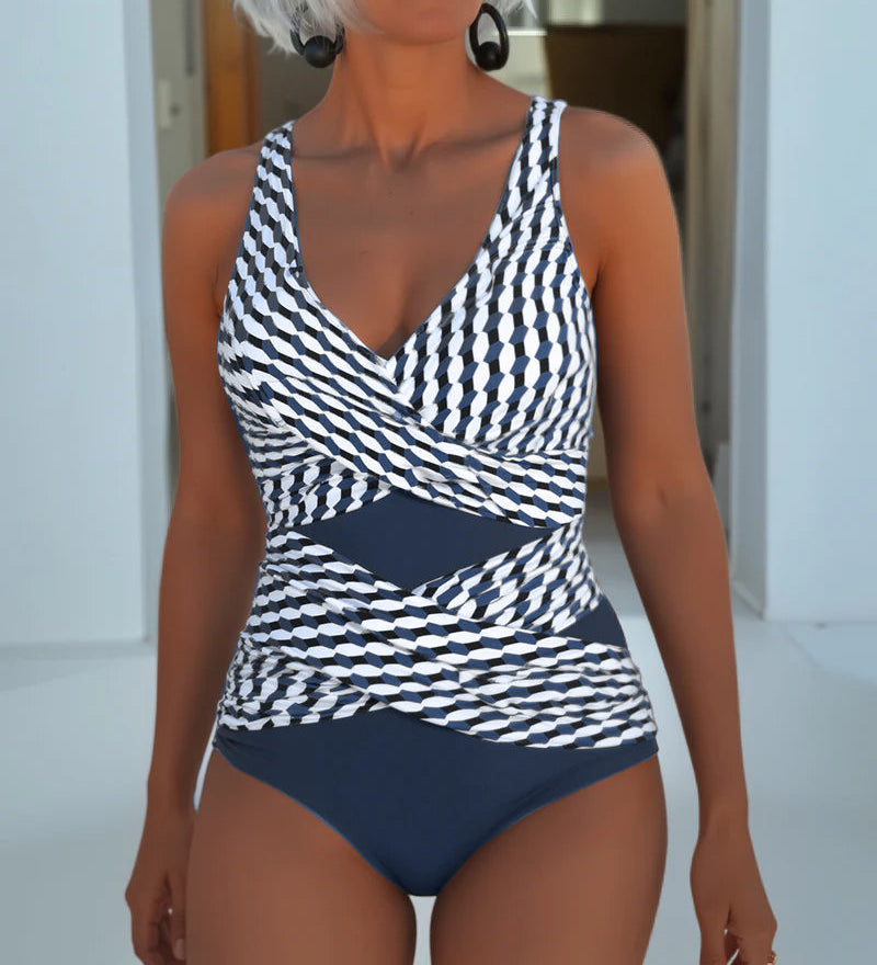 Ashley™ | Traje de baño con diseño cruzado para estilo casual de resort