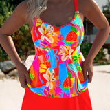 Eleanor™ | Vestido de baño tankini floral elegante