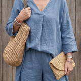 Onyx™ | Conjunto de túnica holgada y pantalones de pierna ancha