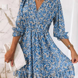 Thessaly™ | Vestido maxi floral elegante