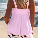 Edith™ | Tankini cruzado con shorts florales
