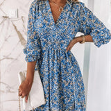 Thessaly™ | Vestido maxi floral elegante