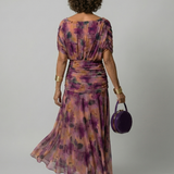 Calen™ | Vestidos midi fluidos de hombro descubierto