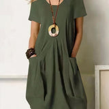 Oriane™ | Vestido maxi casual de caída fluida-