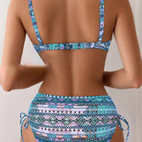 Jada™ | Conjunto de bikini con estampado étnico sexy