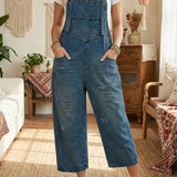 Aurevia™ | Mono de denim para jardinería con look vintage
