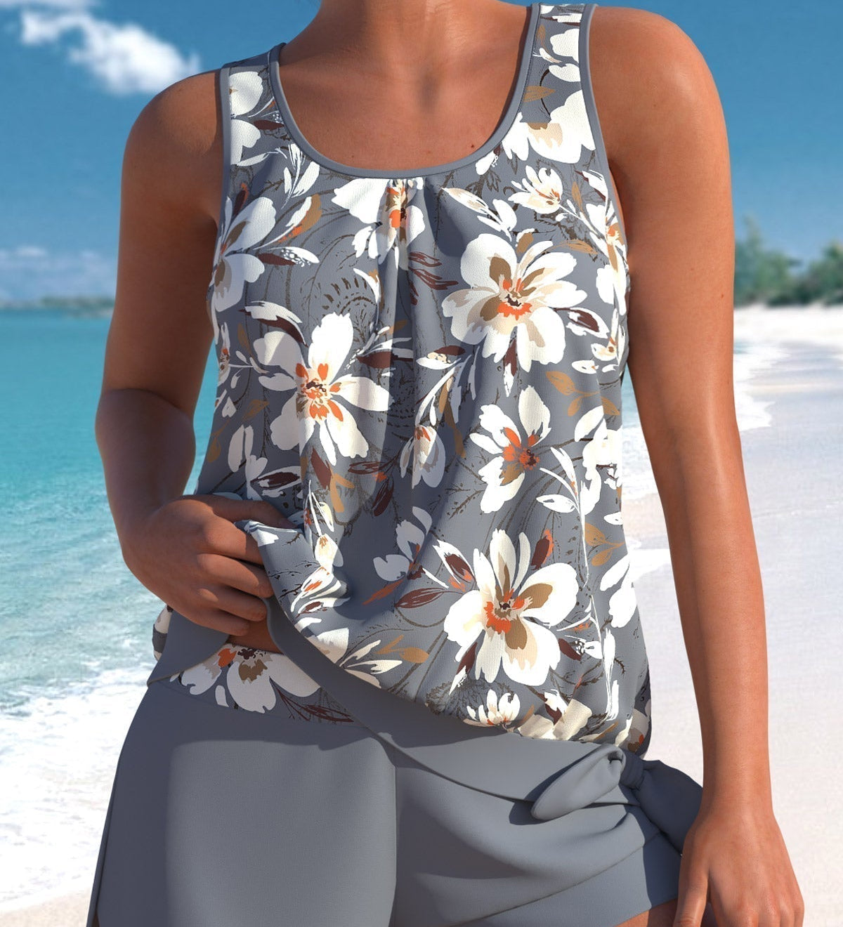 Helena™ | Conjunto de tankini floral elegante para mujer