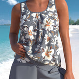 Helena™ | Conjunto de tankini floral elegante para mujer