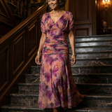 Calen™ | Vestidos midi fluidos de hombro descubierto