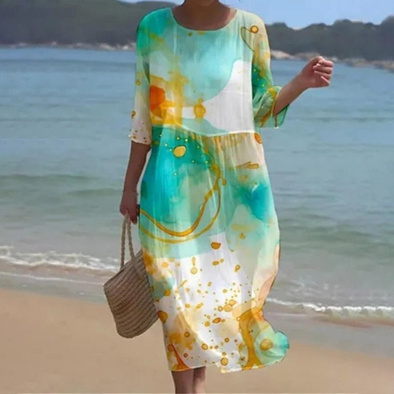 Verity™ | Vestido Maxi Sunset Bloom-