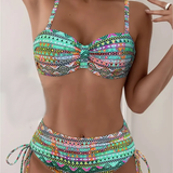 Jada™ | Conjunto de bikini con estampado étnico sexy