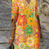 Anouk™ | Vestido maxi floral vibrante-