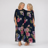 Elowen™ | Vestido Maxi Flor de Medianoche