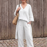 Onyx™ | Conjunto de túnica holgada y pantalones de pierna ancha