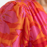Willow™ | Vestido midi floral con escote en V y mangas abullonadas
