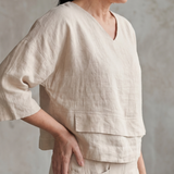 River™ | Conjunto de Top en Capas y Pantalón de Pierna Ancha