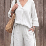 Onyx™ | Conjunto de túnica holgada y pantalones de pierna ancha