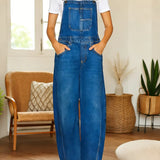Nora™ | Mono denim para jardinería con bolsillos