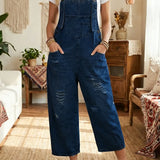 Aurevia™ | Mono de denim para jardinería con look vintage