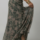 Calen™ | Vestidos midi fluidos de hombro descubierto