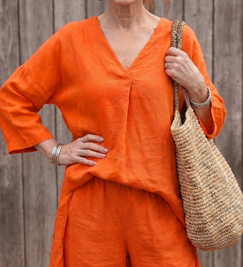 Onyx™ | Conjunto de túnica holgada y pantalones de pierna ancha