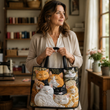 Bolso Artesanal | Gatitos Dormidos