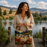Bolso Artesanal | Ovejas junto al Lago