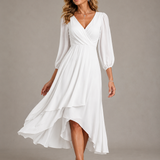Mia™ | Vestido Largo Elegante con Escote en V