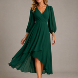 Mia™ | Vestido Largo Elegante con Escote en V