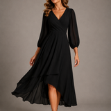 Mia™ | Vestido Largo Elegante con Escote en V