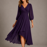 Mia™ | Vestido Largo Elegante con Escote en V