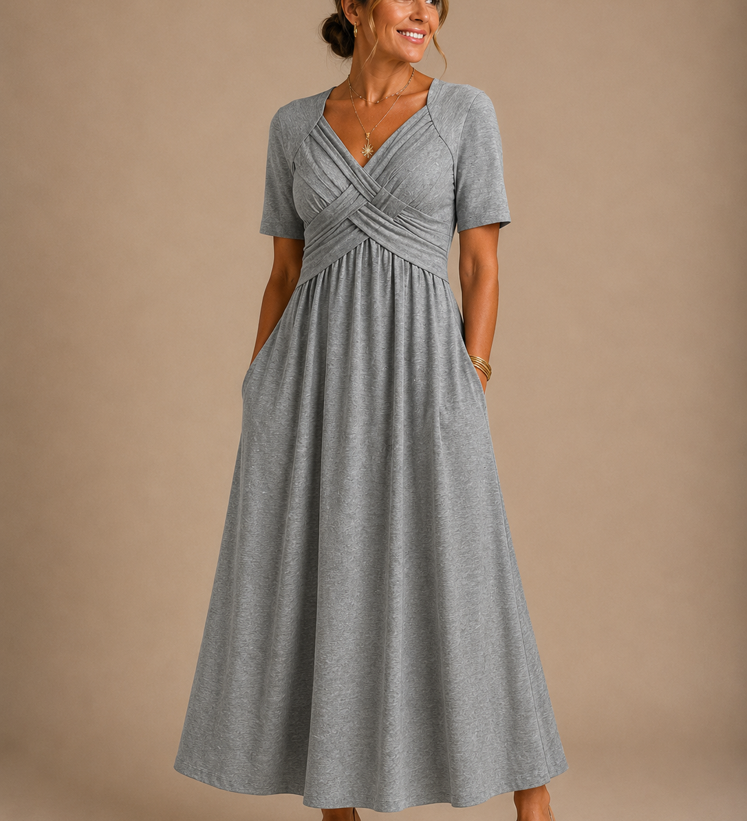 Angeli™ | Vestido midi elegante