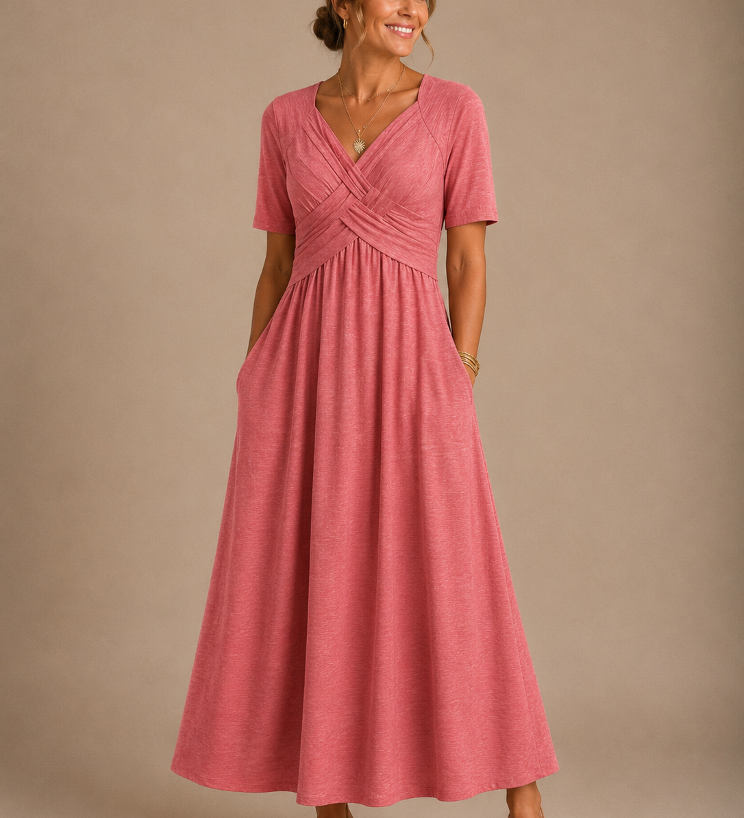 Angeli™ | Vestido midi elegante