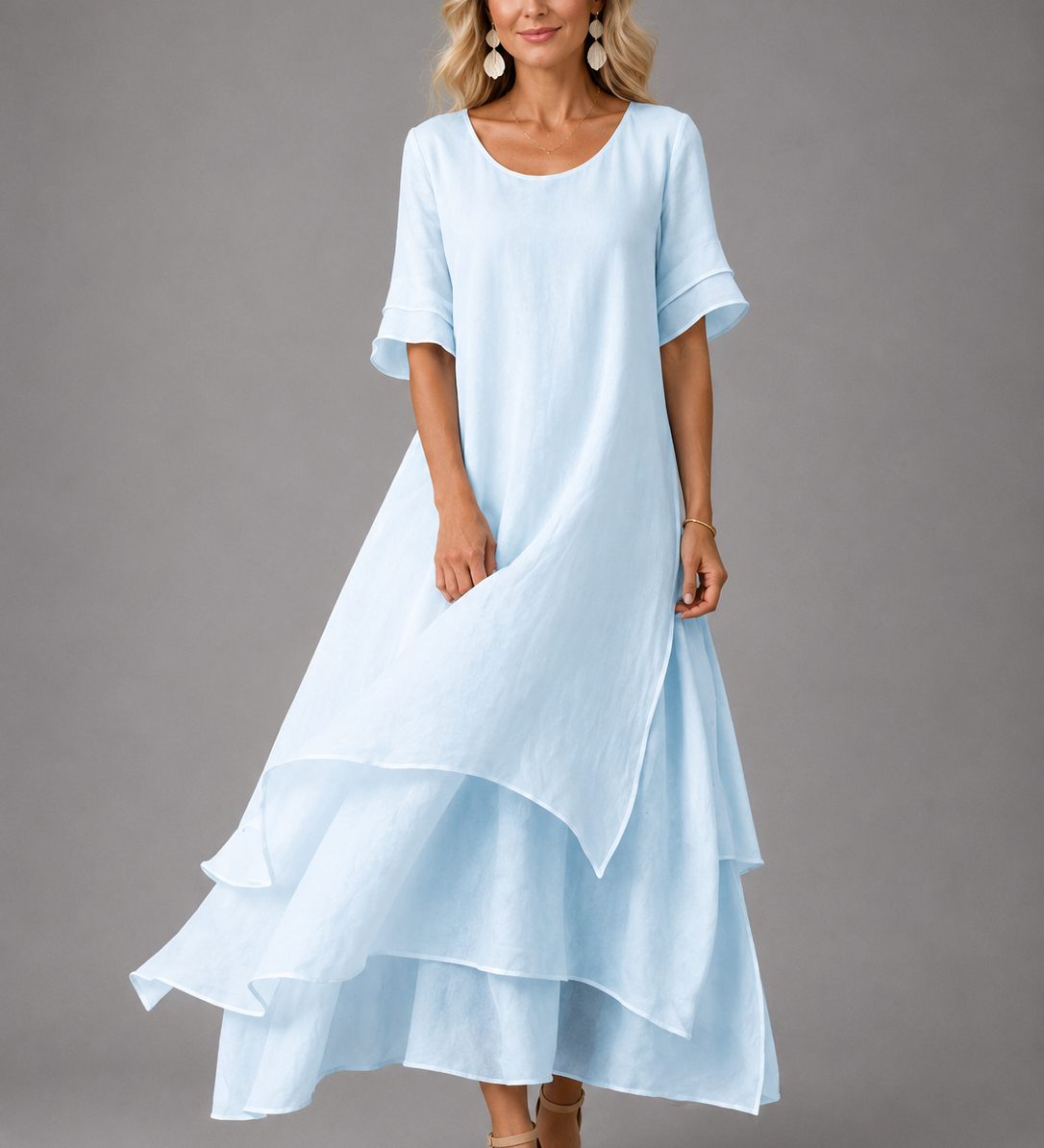 Liora™ | Vestido Maxi de Flujo y Gracia