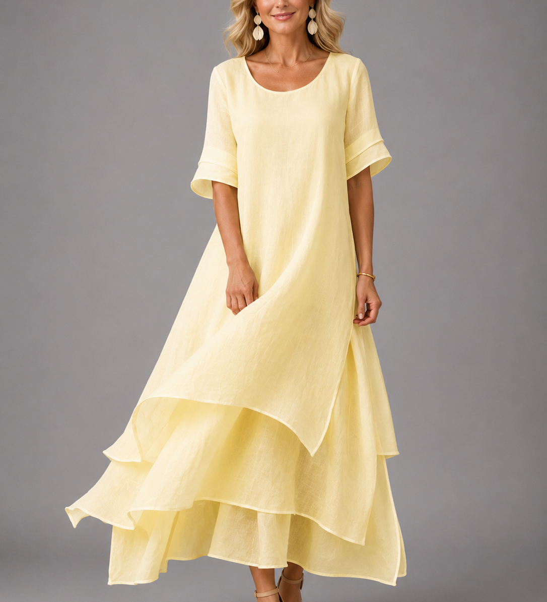 Liora™ | Vestido Maxi de Flujo y Gracia